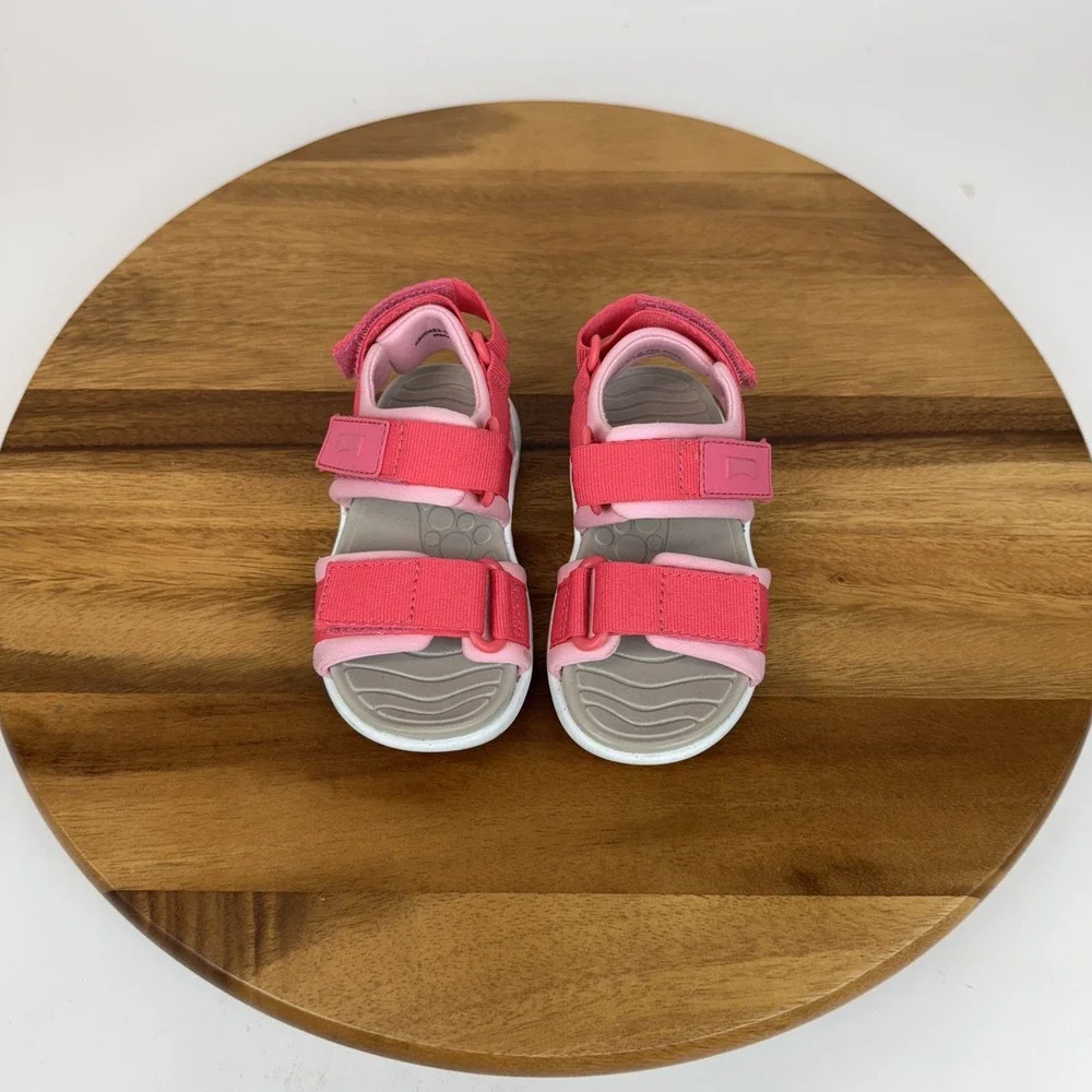 New NWOB Little Kids Camper Adjustable Slingback Comfort Sandals Pink Size‎ 9 C